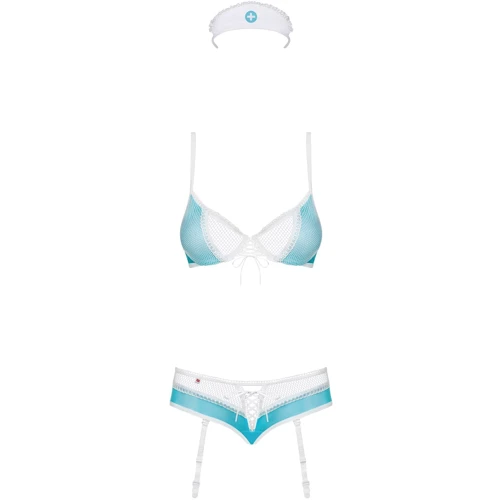 Костюм медсестры Obsessive 834-CST-6 nurse costume, S/M (UA72516)