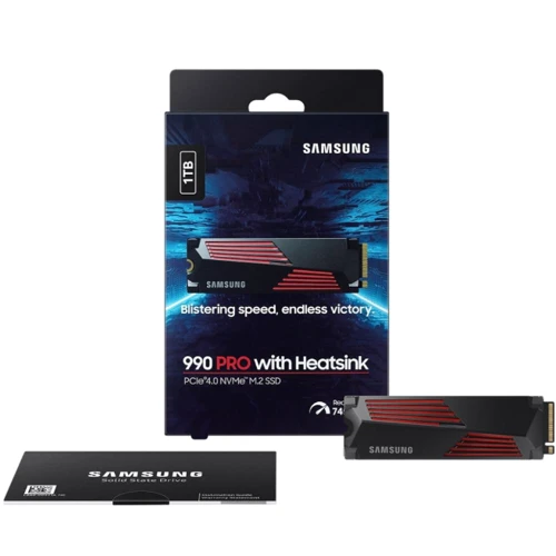 Samsung 990 PRO з Heatsink 1 TB (MZ-V9P1T0CW) UA: Інтерфейс підключення PCI-Express 4.0 (x4)