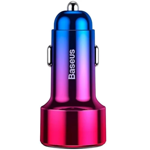 Зарядное устройство Baseus Car Charger USB+USB-C 6A 45W Red with USB-C Cable (CCMLC2OC-09): Особенности Быстрая зарядка, USB-C