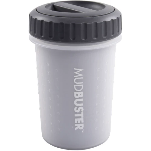 Лапомойка Dexas MudBuster Lidded Pro для собак средняя с крышкой светло-серая (PW710L-429)