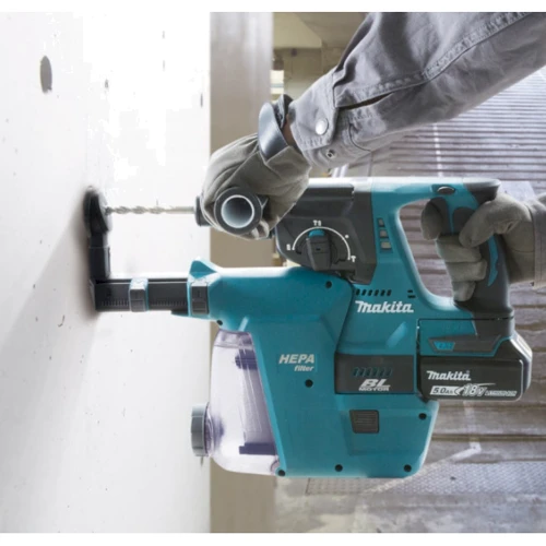 Перфоратор Makita DHR243RTJW: Харчування от аккумулятора