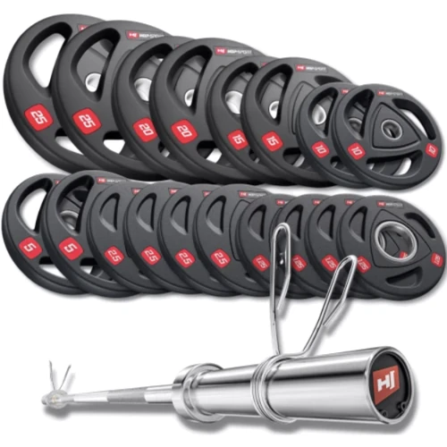 

Hop-Sport Pro 185 кг Набор олимпийский с грифом 220см (00-G00000267)