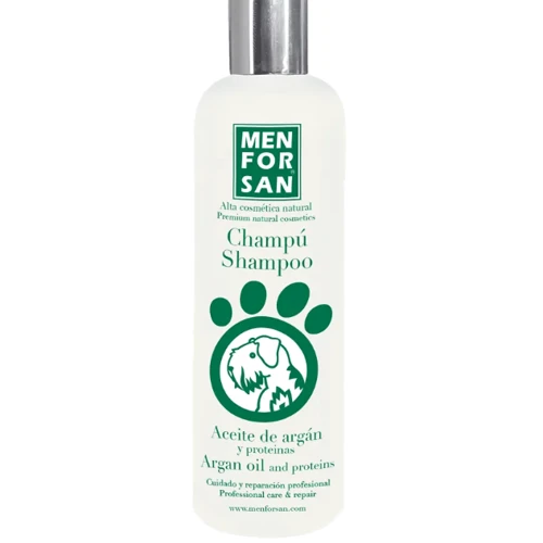 Шампунь для собак Menforsan Shampoo Silk Protein & Argan Oil с протеином и аргановым маслом 300 мл (54101MFP292)