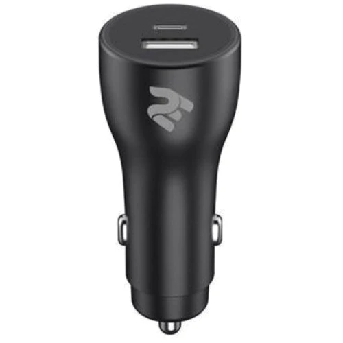 Зарядное устройство 2E Car Charger USB+USB-C PD3.0 36W Black (2E-ACR18PDQC-B)