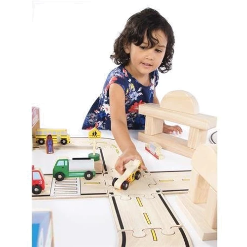 Набір транспорту Guidecraft Block Play до Дорожньої системі, 12 шт. (G6719)