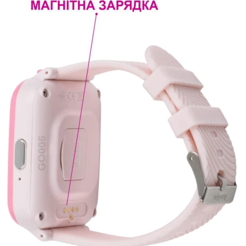 Смарт-часы AmiGo GO006 GPS 4G WIFI VIDEOCALL Pink: Тип гаджета Детские смарт часы