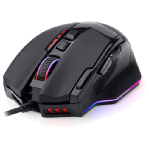 Мышь Redragon Sniper M801 RGB USB Black (77608): Эргономика для правой руки