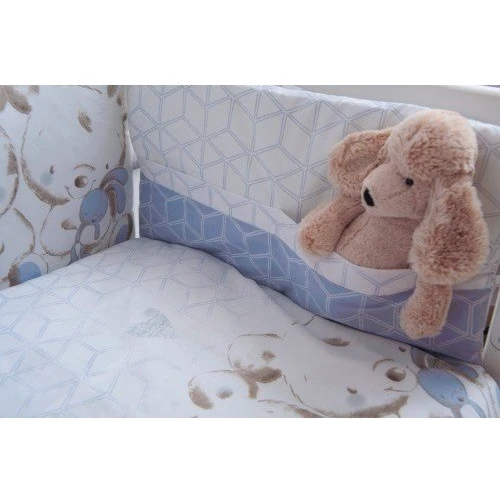 Постельный комплект 6 эл. Twins Eco Line New 4091-E-026, Best friend grey, серый