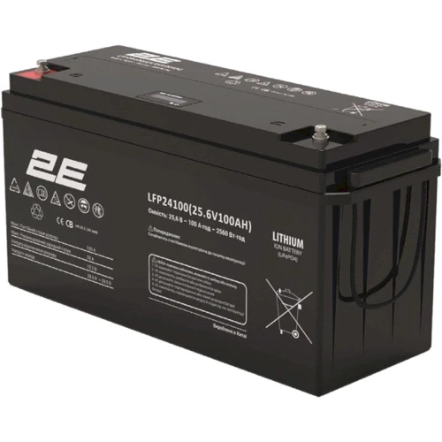 2E LFP24100 24V/100Ah LCD 8S (2E-LFP24100-LCD)