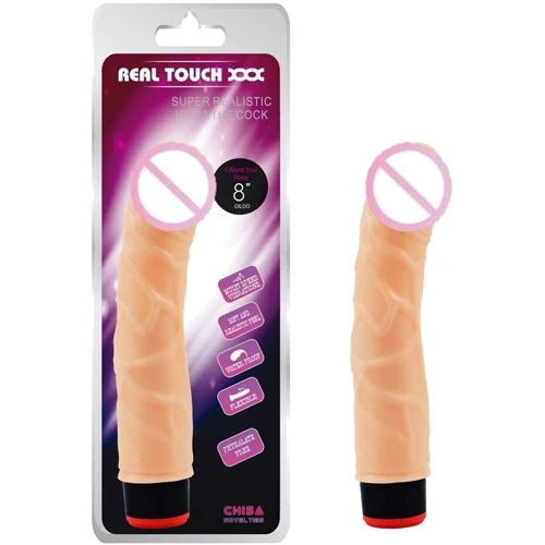 Вибратор 8” Vibe Cock - flesh, 291642