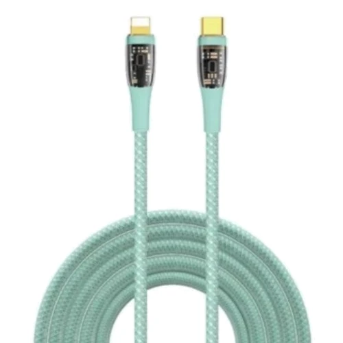 Кабель WIWU Cable USB C to Lightning 20W 1.2m Green (TM01): Тип USB-C - Lightning