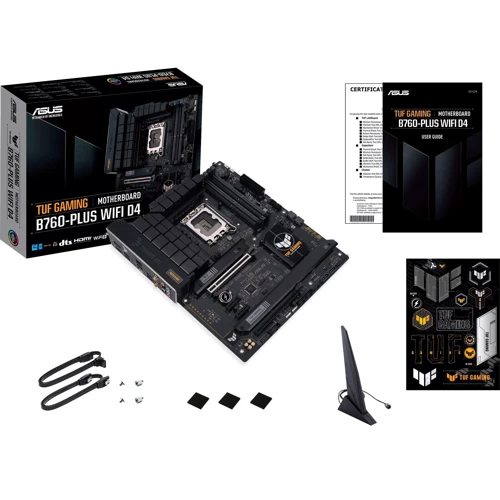 ASUS TUF GAMING B760-PLUS WIFI: Разъемы на задней панели USB 2.0, USB 3.2 Gen 2, USB 3.2 Gen 1