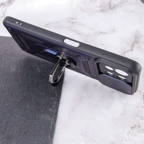 Чехол для телефонов Mobile Case Camshield Serge Magnetic Ring Blue for Xiaomi Mi 11 Lite / Mi 11 Lite 5G: Цвет синий