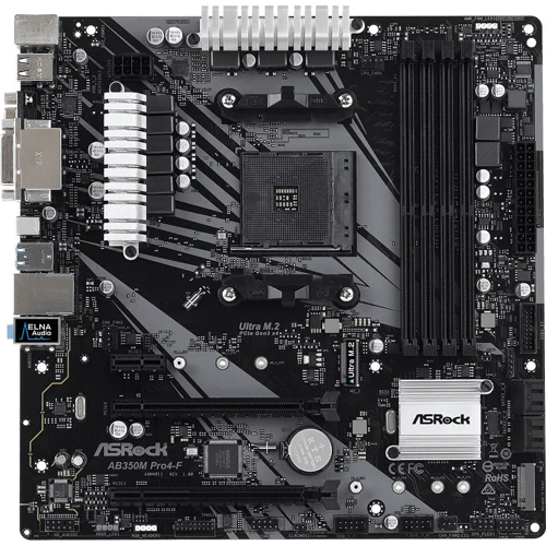 ASRock AB350M Pro4-F