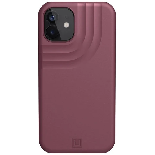 Чехол для iPhone Urban Armor Gear UAG [U] Anchfor Aubergine (11234M314747) for iPhone 12 mini: Цвет бордовый