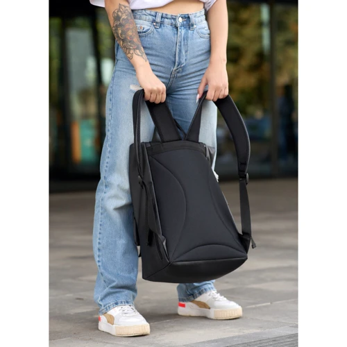 Женский рюкзак Sambag RollTop Milton черный (24251001): Тип Рюкзаки