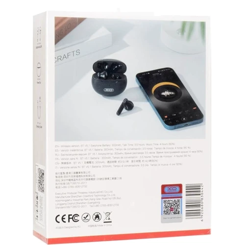 Навушники XO X13 Magic Ring Black: Призначення Для смартфона