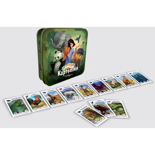 Настольная игра ROZUM Картолиния: Животные (Cardline: Animals): Производитель ROZUM