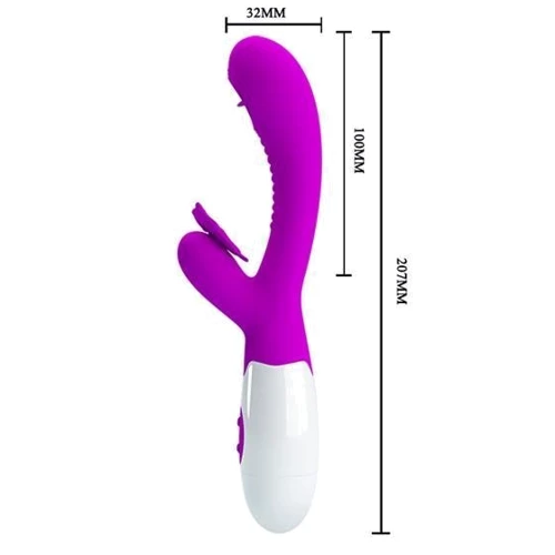Вибратор Pretty Love Moth Clitoris Vibrator Purple