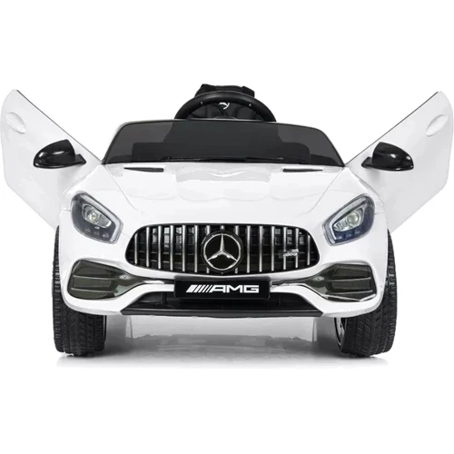 Детский электромобиль Bambi Racer Mercedes-AMG, белый (M 4062EBLR-1): Вид автомобиль