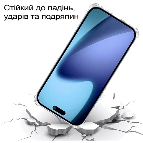 Чехол для iPhone BeCover TPU Case Anti-Shock Clear for iPhone 17 (713793)