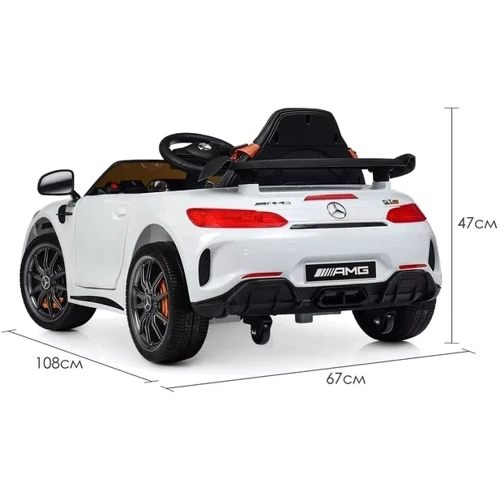Дитячий електромобіль Bambi Racer Mercedes-Benz AMG, білий (M 4181EBLR-1)