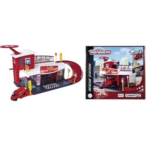 Игровой набор Majorette Креатикс. Пожарная станция 1 машинка (2050038)