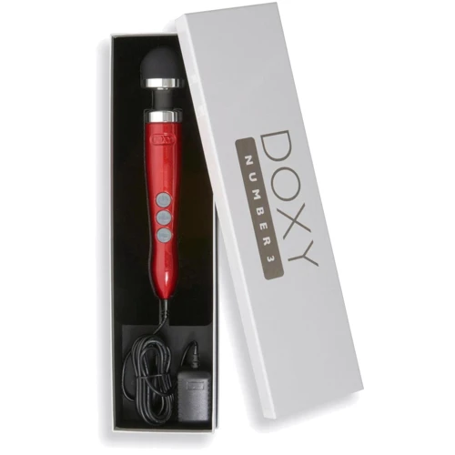 Вибромассажер DOXY Number 3 Candy Red