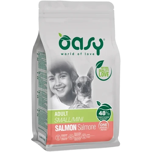 Сухой корм для собак Oasy OAP ADULT Small/Mini лосось 800 г (8053017348339)