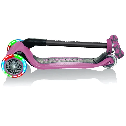 Самокат GLOBBER серії GO UP DELUXE LIGHTS 5в1 пастельно-рожевий, колеса з підсвічуванням 20 / 50кг фото 8