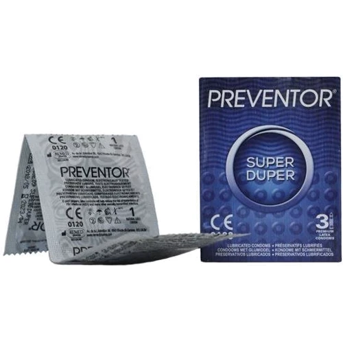 Презервативы Preventor Super Duper, 3 шт.