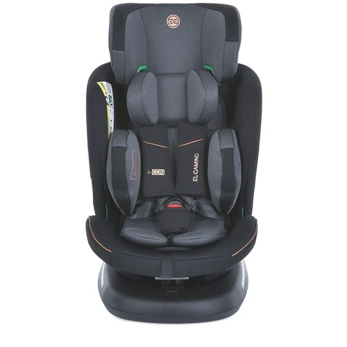 Автокресло El Camino ME 1117 I-CON Melange Midnight Gray: Цвет серый
