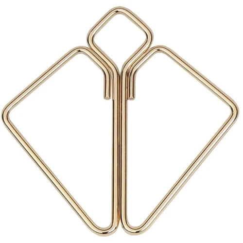 Зажимы для сосков с тяжелой подвеской LOCKINK Nipple Clamps with Heavy Pendant - Golden