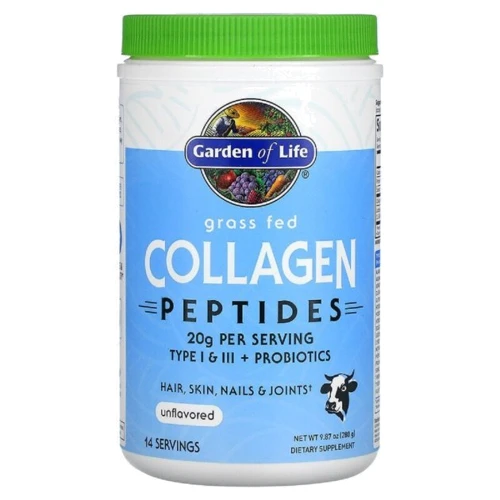 Garden of Life Grass Fed Collagen Peptides Порошок коллагеновых пептидов 280 грамм