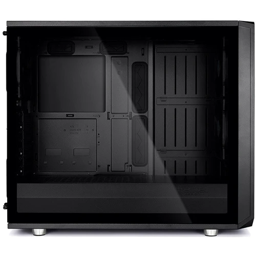 Корпус Fractal Design Meshify S2 Black Dark TG (FD-CA-MESH-S2-BKO-TGD): Матеріал передній панелі сталь