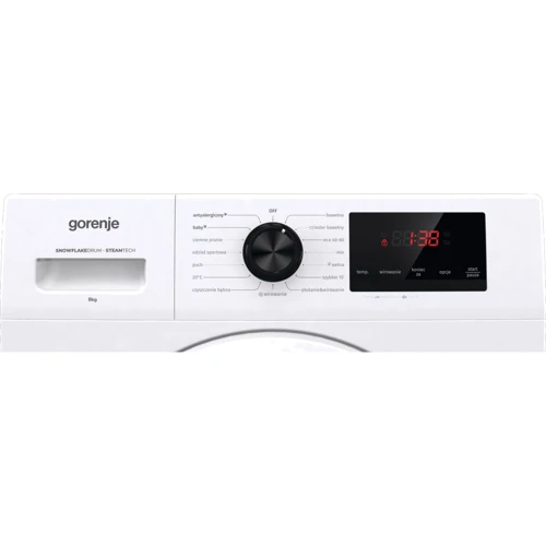 Стиральная машина Gorenje WHP82ESPL: Загрузка белья (стирка), кг 8