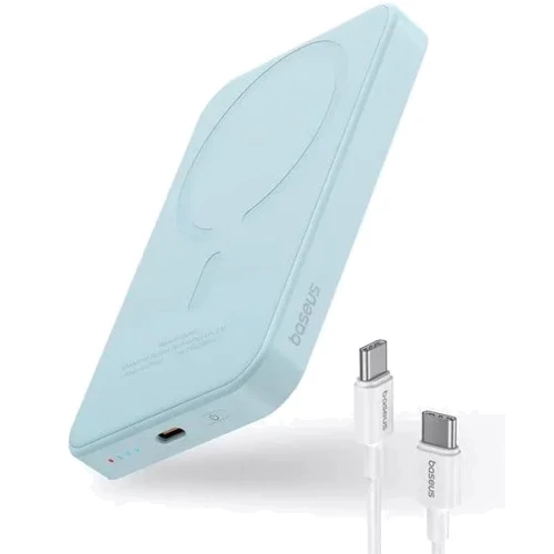 Внешний аккумулятор Baseus Power Bank 5000mAh Magnetic Wireless 20W Blue (P10022107313-00): Тип батареи Литий-полимерные