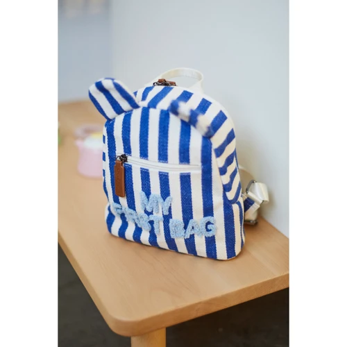 Рюкзак детский Childhome My First Bag Stripes Electric Blue (CWKIDBSTBL) фото 6