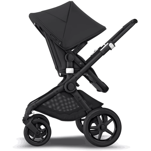 Универсальная коляска 2 в 1 Bugaboo Fox 3 Black/ Midnight Black/ Midnight Black: Ширина шасси 60 см