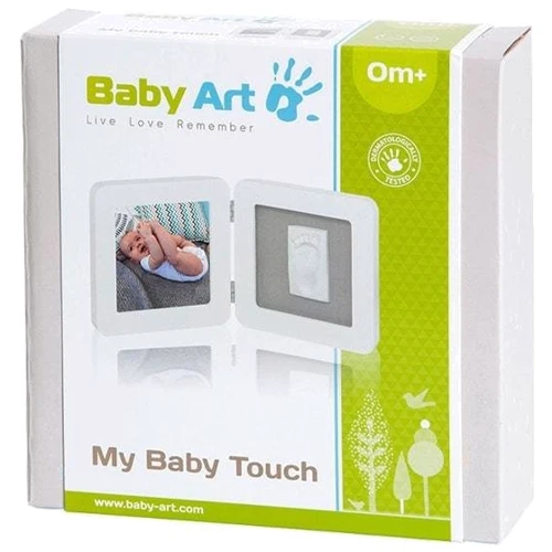 Двойная рамка Baby Art Белая с многоцветными подложками (3601097100): Размер фото, см Неформатный