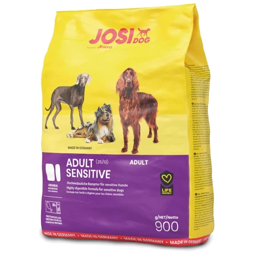 Сухий корм Josera JosiDog Adult Sensitive для собак із чутливим травленням 0.9 кг: Тип Сухой корм