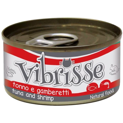 Вологий корм Vibrisse з тунцем та креветками 70 г (A1018773)
