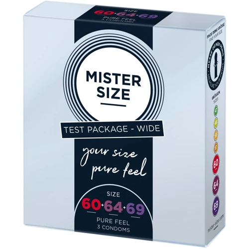 Презервативы Mister Size Testbox 60-64-69 (3 pcs)