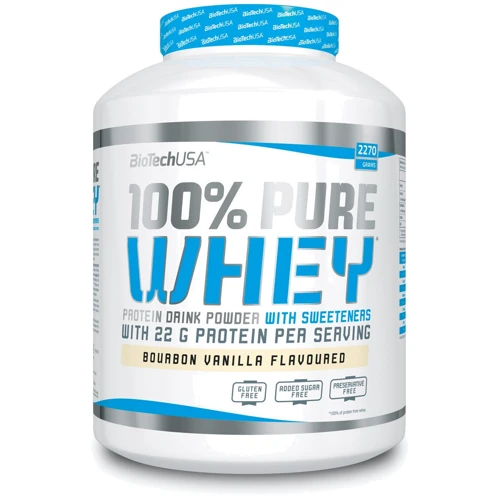 Протеин BioTechUSA 100% Pure Whey 2270 g /81 servings/ Unflavoured