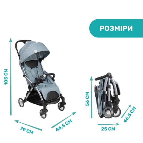 Коляска Chicco Goody Plus Stroller (79877.19.00): Материал колес полиуретан