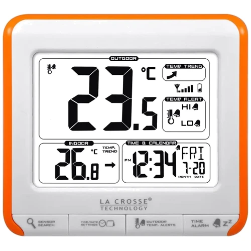 Метеостанція La Crosse WS6811 White/Orange