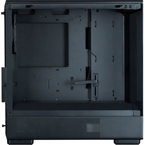 Корпус Zalman P10 Black: Матеріал передній панелі закаленное стекло и металл