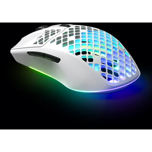 Мишка SteelSeries Aerox 3 Wireless Snow (SS62608): Ергономіка симметричная для левшей