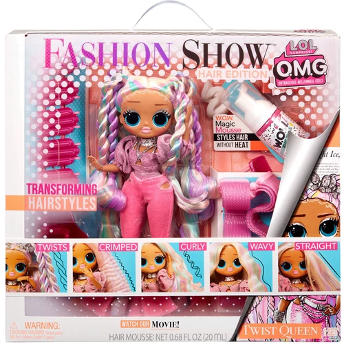 Игровой набор с куклой L.O.L. Surprise! серии O.M.G. Fashion show – Модная прическа Королевы Твист фото 9