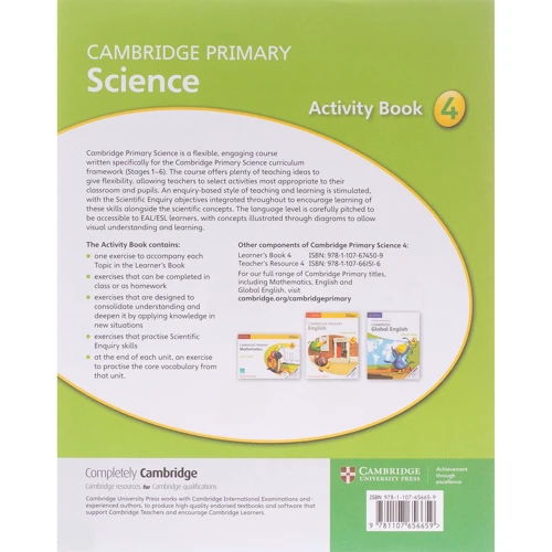 Cambridge Primary Science 4: Activity Book: Виробник Cambridge University Press